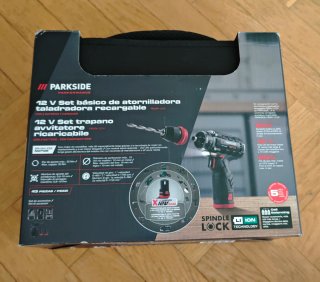 Taladro Parkside Performance 12V + Accesorios