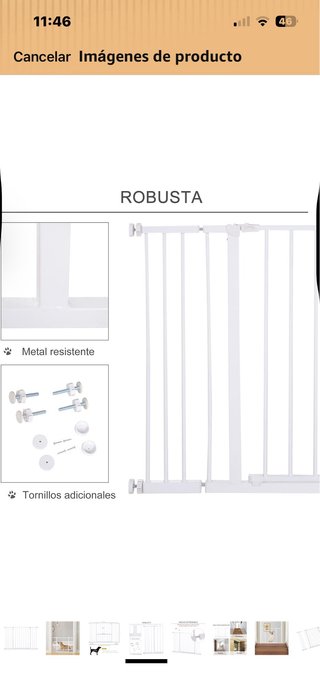 Barrera seguridad escaleras bebés