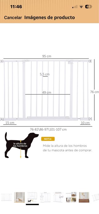 Barrera seguridad escaleras bebés