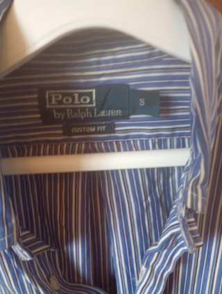 Camisa Polo Ralph Lauren Rayas Azul/Blanco