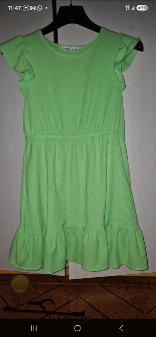 Vestito estivo bambina verde
