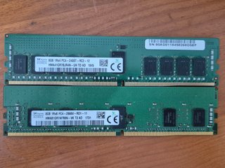 16GB-DDR4 ECC / 2666 MHz {2 x 8 GB}
