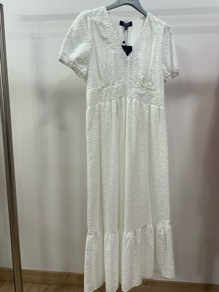 Vestido Bariloche Color Blanco - T42, T44, T46