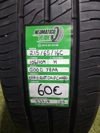 215 65 16C 106/104H GOODYEAR EFFICIENT GRIP CARGO2