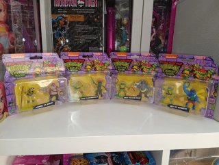 Pack 4 Figuras Tortugas Ninja Mutant Mayhem