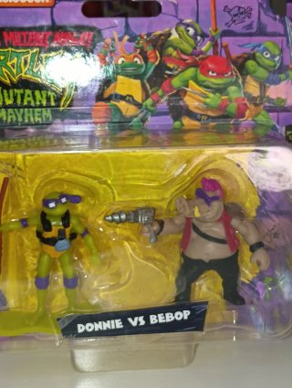 Pack 4 Figuras Tortugas Ninja Mutant Mayhem