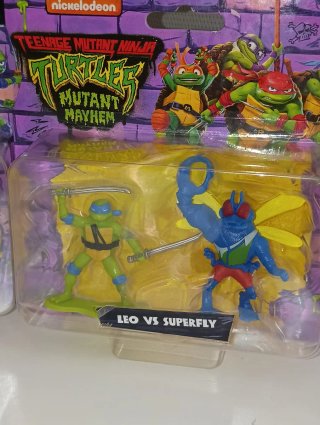 Pack 4 Figuras Tortugas Ninja Mutant Mayhem