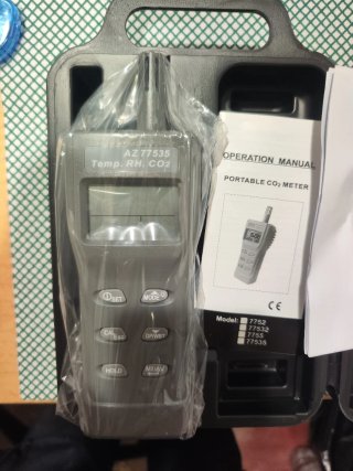 Medidor CO2, Temp. RH AZ 77535