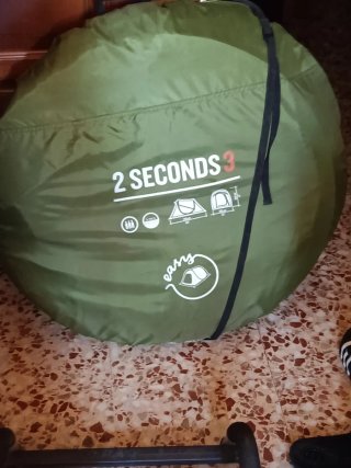Tienda campaña 3 personas 2 segundos
