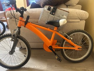 Bicicleta infantil naranja
