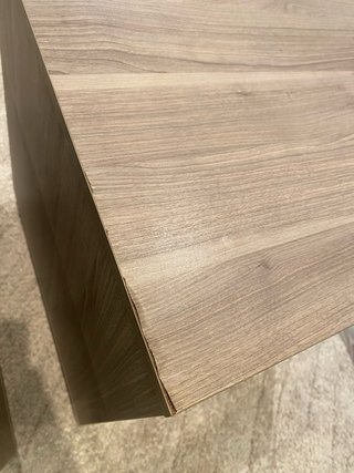 2 mesitas de noche Ikea madera y blanco
