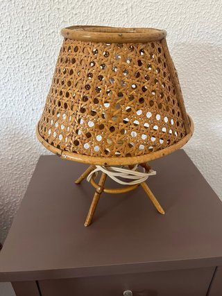 Lámpara de mesa ratán 30cm