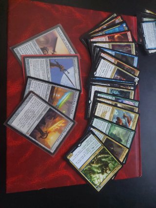 Lote de cartas Magic: Espadas + 25 raras + 5 foils