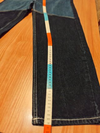 Pantalón vaquero Bershka dos tonos T.38