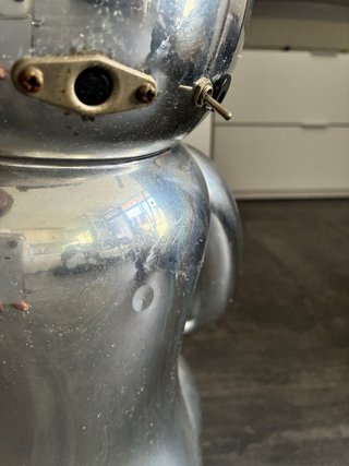 Presentador Botella Belvedere Metal- chrome
