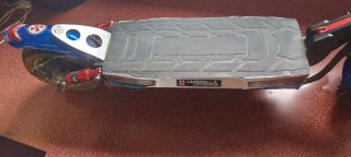 Patinete eléctrico azul con luces, modelo ix4 800w