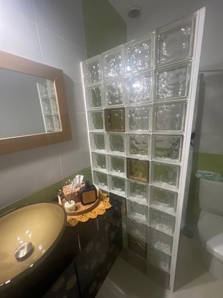 Ladrillos de vidrio para baño