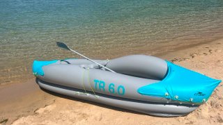 Kayak Hinchable Biplaza TR 6.0 + accesorios