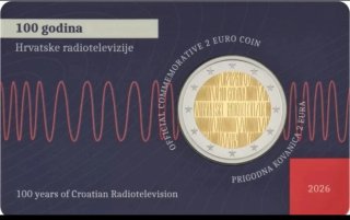 Croacia 2026 Moneda Conmemorativa 2 Euro