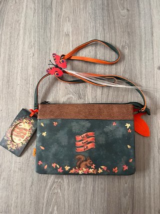 Bolso bandolera Gorjuss Autumn  Leaves 19x26x2,5cm