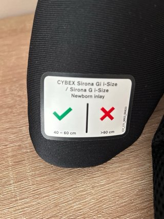 Reductor silla coche Cybex recién nacido