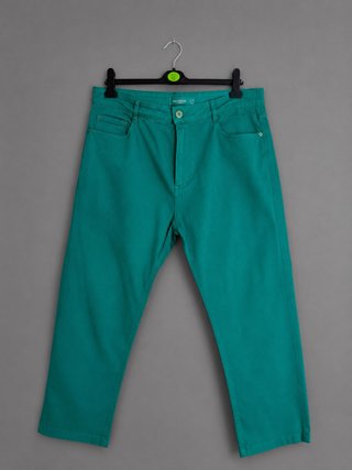Pantalón vaquero verde azulado XL