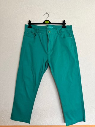 Pantalón vaquero verde azulado XL