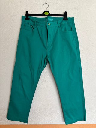 Pantalón vaquero verde azulado XL