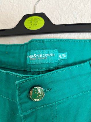 Pantalón vaquero verde azulado XL
