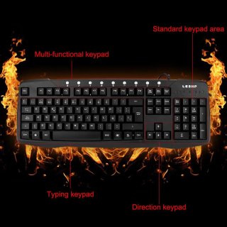 Teclado USB para PC LESHP