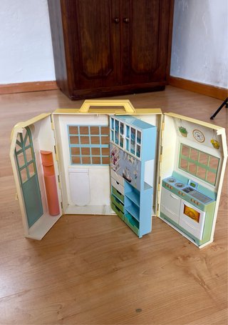 Maletín Casa Muñecas Barbie