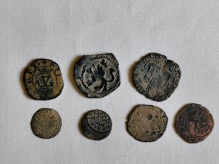 Lote 7 Monedas Españolas Antiguas