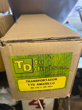 Transportador TTD Amarillo 50cm x 25mts