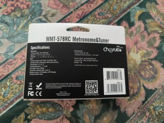 Metrónomo y Afinador Cherub WMT-578RC