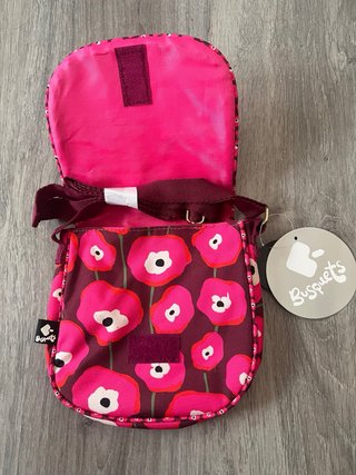 Bolso Busquets rosa redondo 17x17x2,5cm