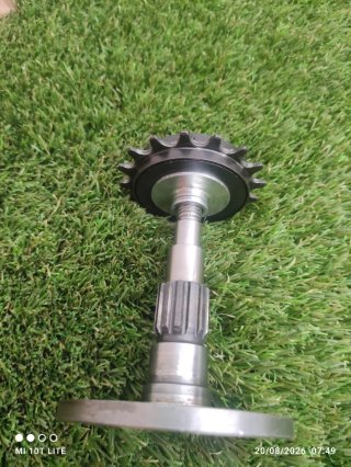 piñón + eje porta ruedas vespino válvula rotativa