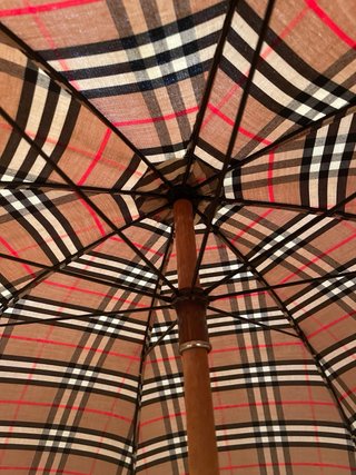 Paraguas Burberry Vintage Beige