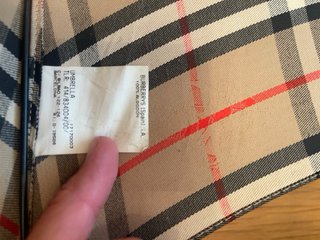 Paraguas Burberry Vintage Beige