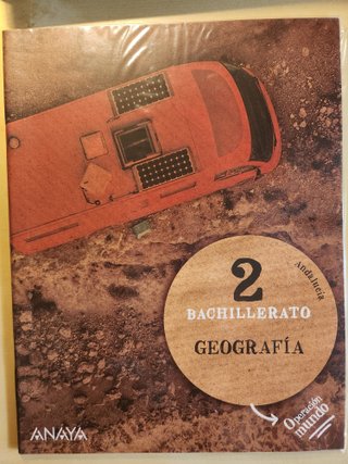 Libro Bachillerato 2 Geografía Anaya