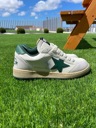 Sapatilhas Golden Goose Ball Star Verde/Branco