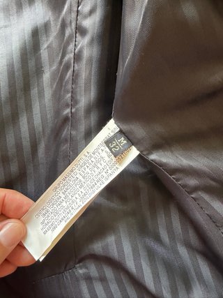 Blazer Piel Massimo Dutti Negro Talla M