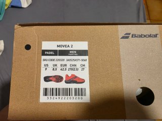 Zapatillas pádel babolat movea 2  42,5