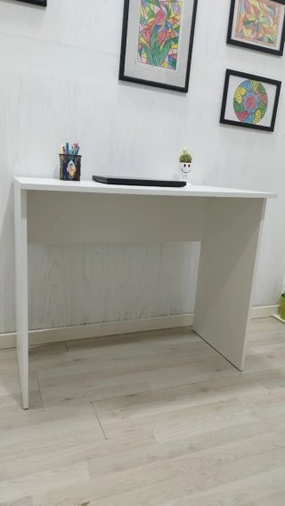 Mesa Escritorio Blanca Madera