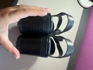Tacones negros plataforma