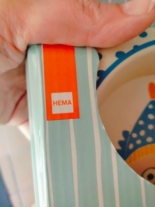Set vajilla bambú infantil HEMA