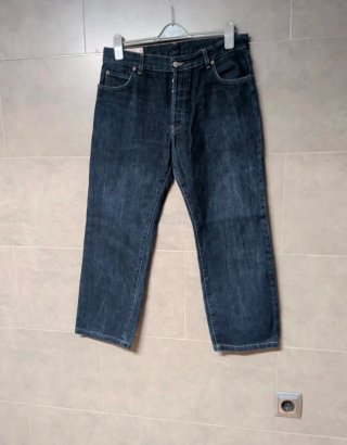 Vaqueros Hombre Talla L Azul Oscuro