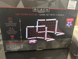 Juego fútbol LED Hover Soccer con 2 porterías