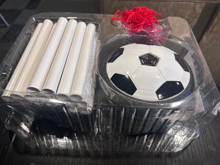 Juego fútbol LED Hover Soccer con 2 porterías