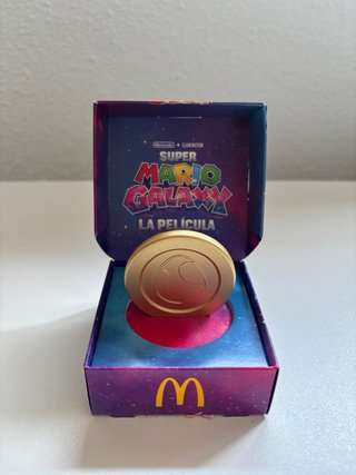 Medalla Super Mario Galaxy McDonald's