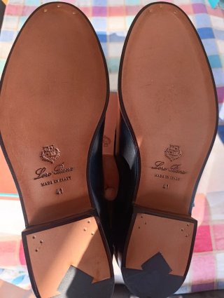 Scarpe Loro Piana Nere Pelle